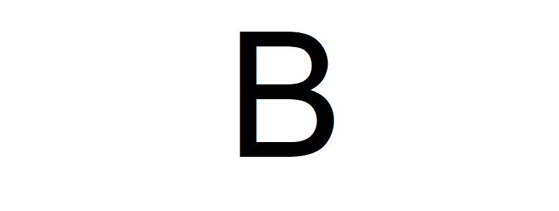B