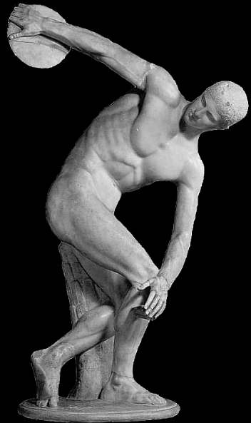 Discobolus-Disk Atan Adam-Atlet Heykeli