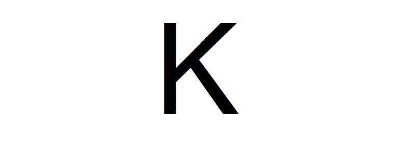 K