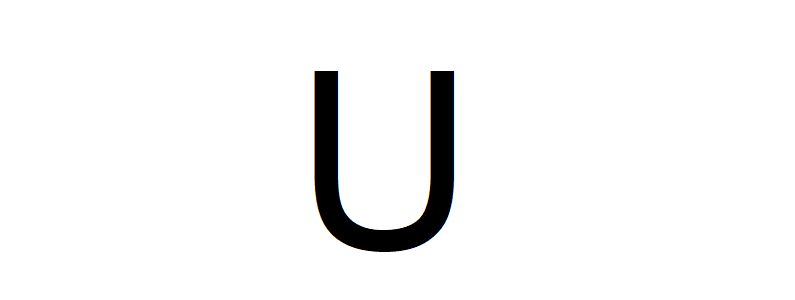 U