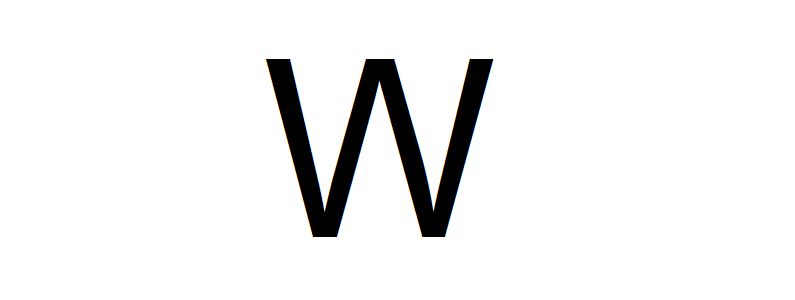 W