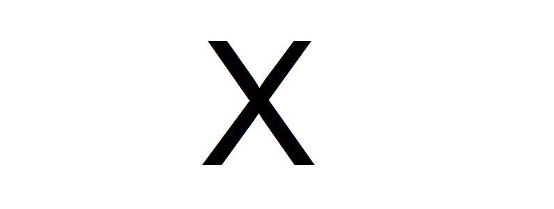 X