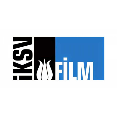İKSV FİLM İstanbul Kültür Sanat Vakfı (İKSV) Film Festivali'ni temsil eden, siyah ve mavi renklerin hakim olduğu, lale figürlü kurumsal logo.